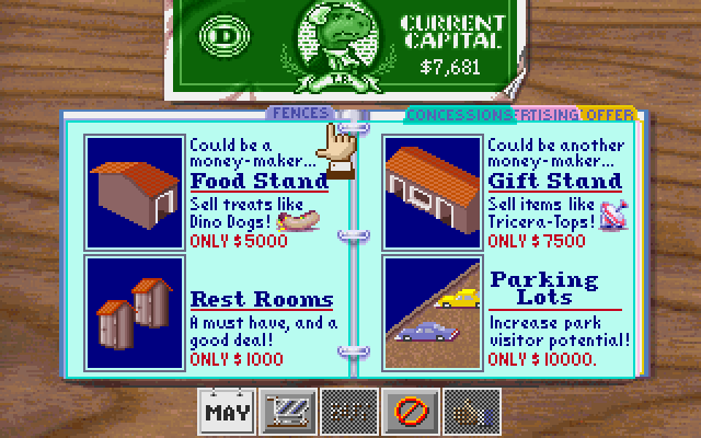 DinoPark Tycoon screenshot 3 for 3DO
